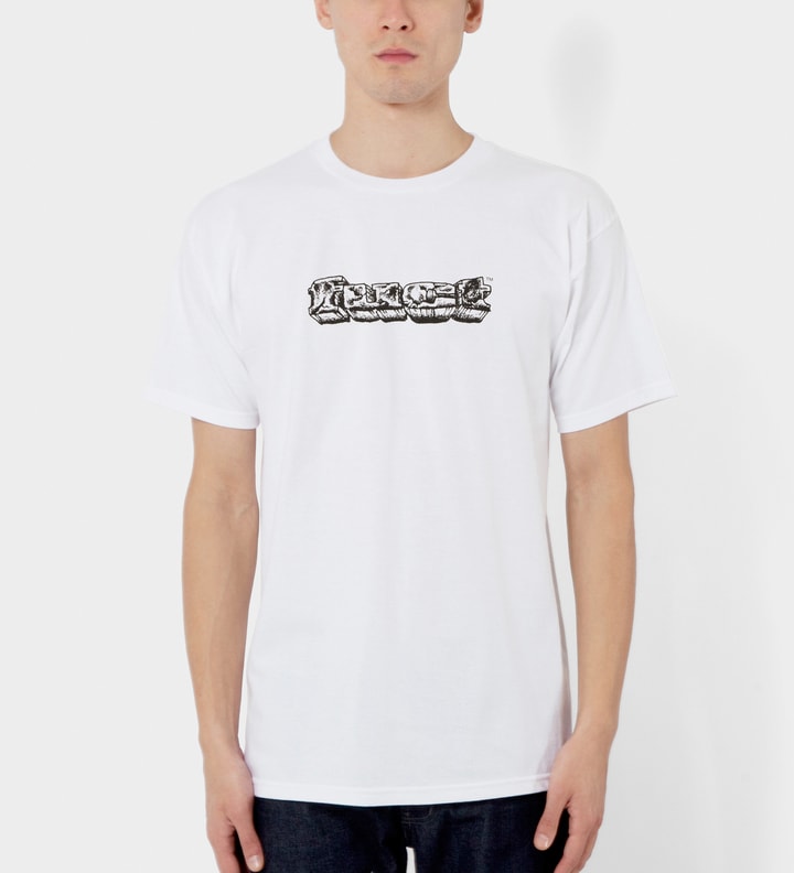 White OG Crackle Rock T-Shirt  Placeholder Image