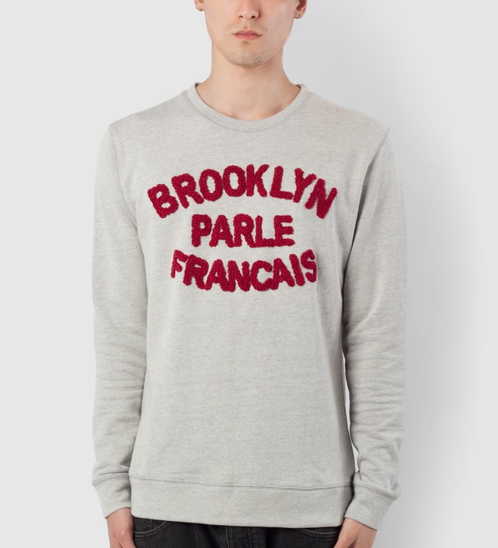 BWGH Grey/Burgundy Brooklyn Parle Francis Sweater
