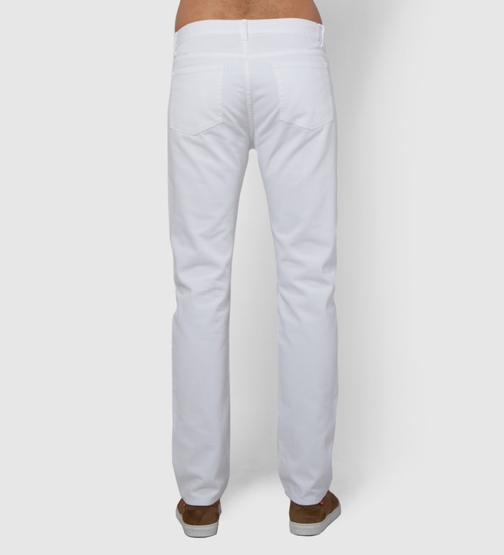 White Denim Trouser Pant Placeholder Image
