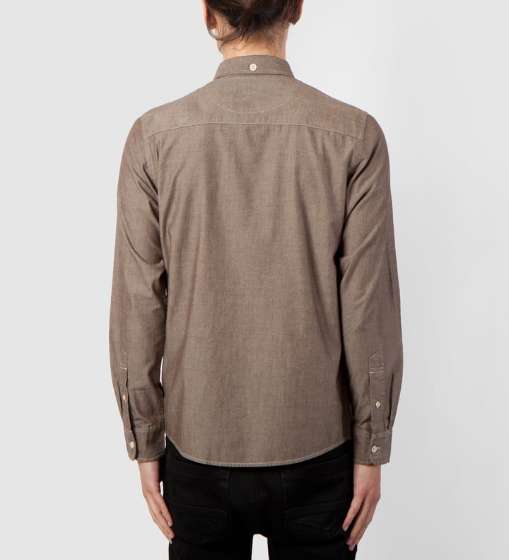 Tobacco/Craw Black Stone Washed Alfred Shirt Placeholder Image