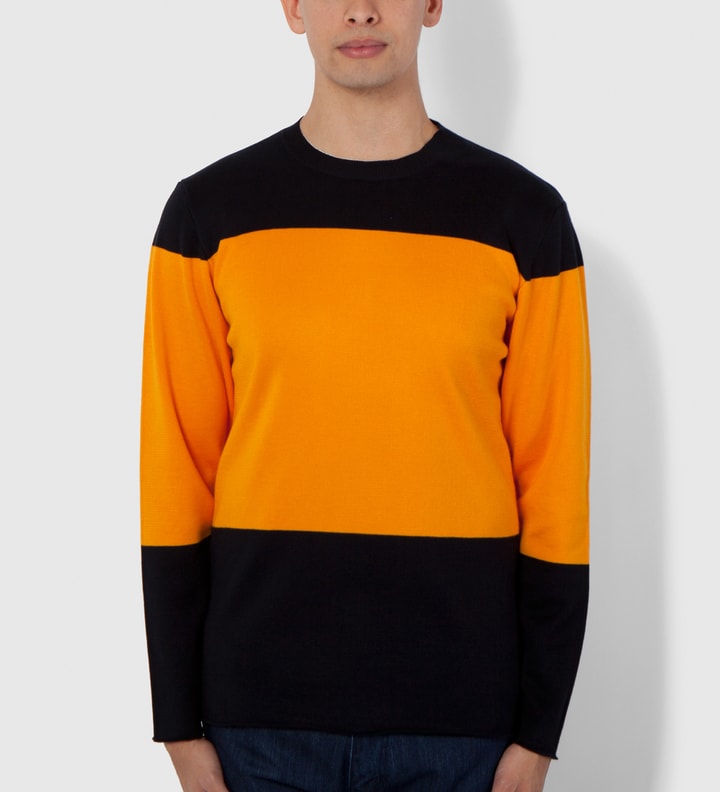 Navy/Yellow Marni Block 2 Sweater  Placeholder Image