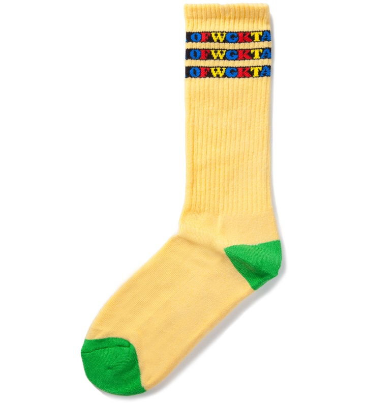 Yellow OFWGKTA Gradient Socks Placeholder Image