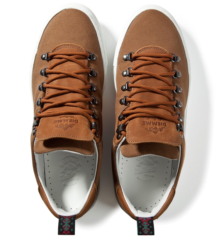 Carhartt x Diemme Brown Canvas Maostica Canvas Low Shoe Placeholder Image