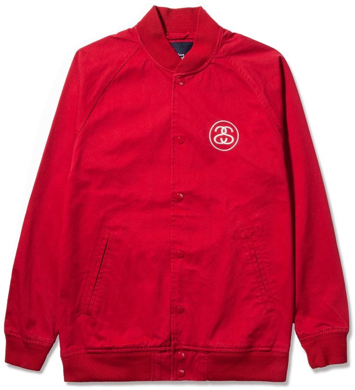 Red Twill Varsity Jacket Placeholder Image