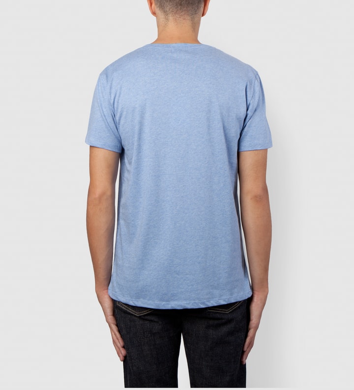 Melange Blue/Pink Maison Kitsune Paris New York Andre T-Shirt Placeholder Image