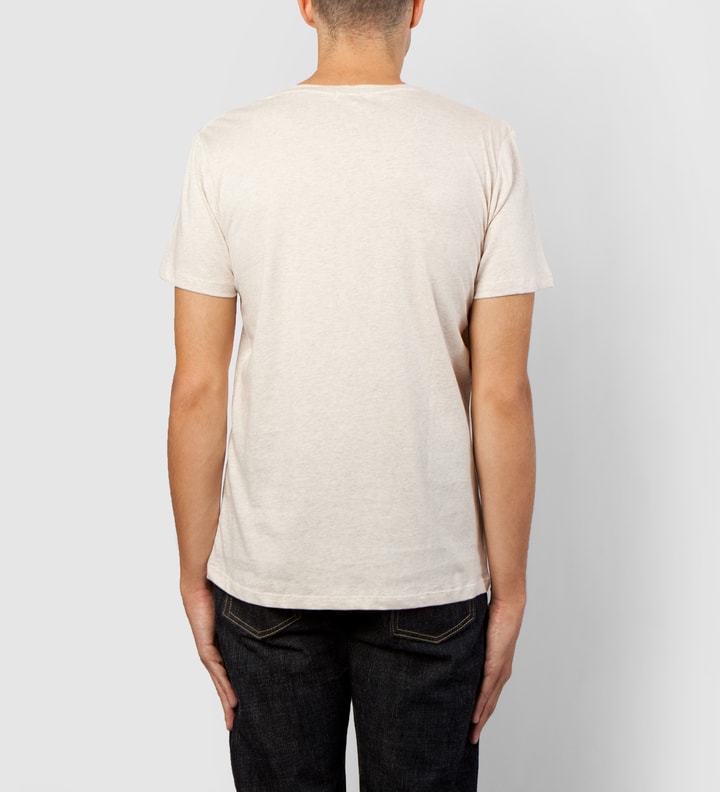 Melange Grey Beige/Red Kitsune Hot Dog T-Shirt Placeholder Image