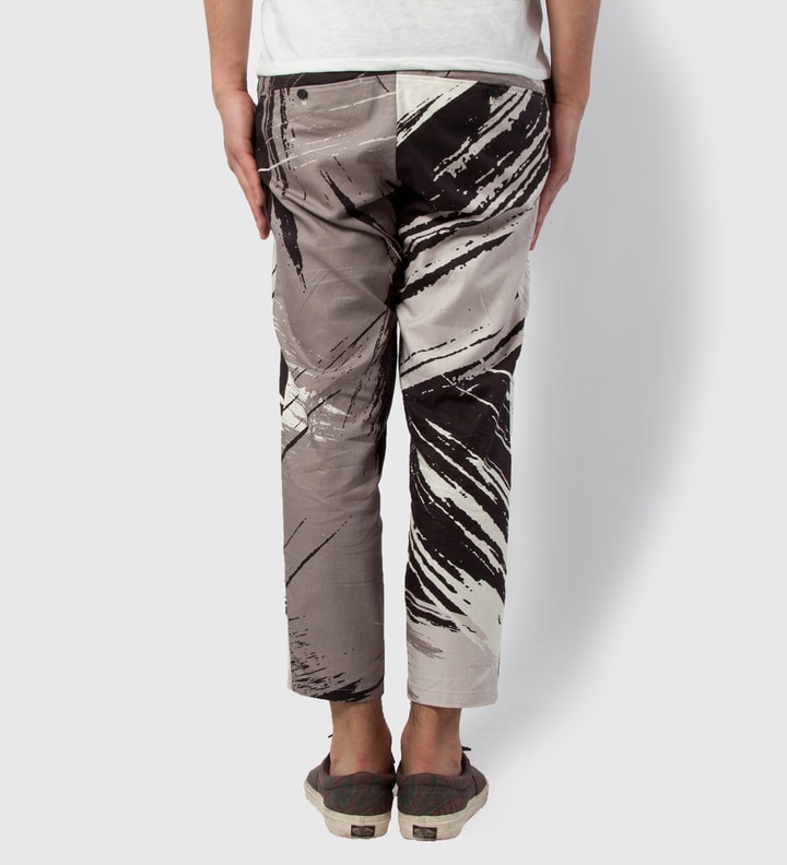 Black Brush Stroke Print Pant Placeholder Image