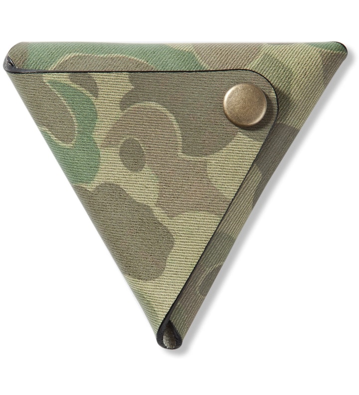 Camo Triangle Leather Coin Case Placeholder Image