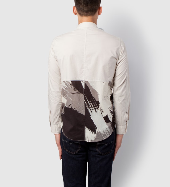 Black L/S Brush Stroke Print Shirt Placeholder Image