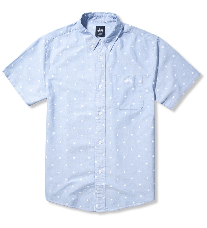 Light Blue Stars Oxford Shirt  Placeholder Image