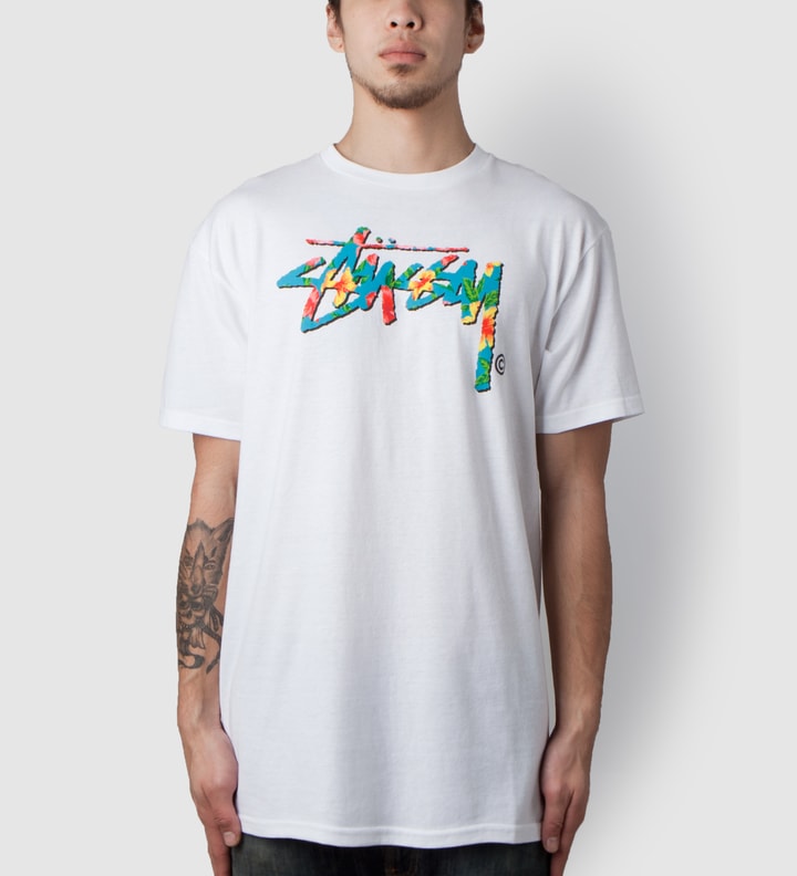 White Flower Stock T-Shirt Placeholder Image