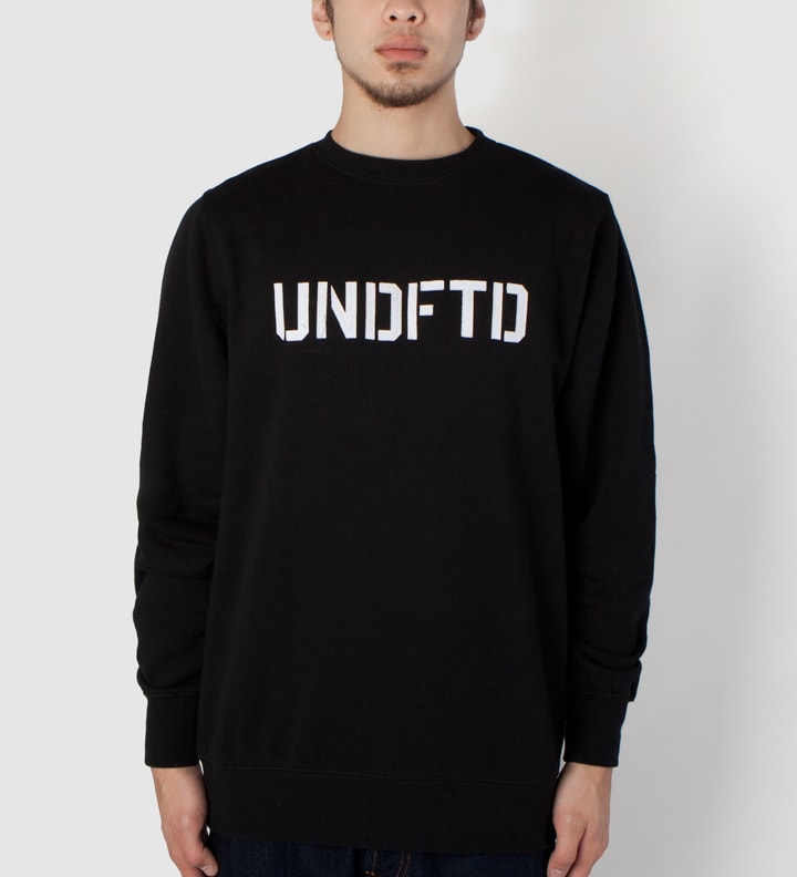 Black UNDFTD Basic Pullover Crew  Placeholder Image
