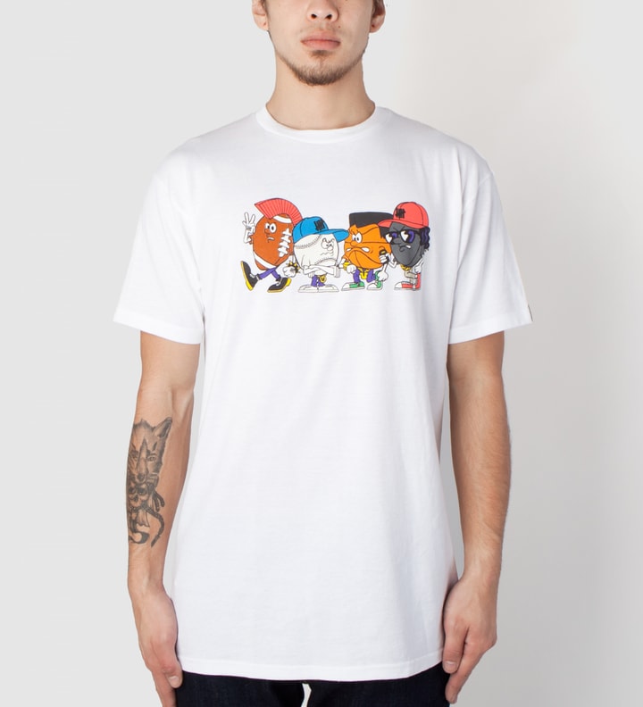 White UNDFTD Doods T-Shirt Placeholder Image