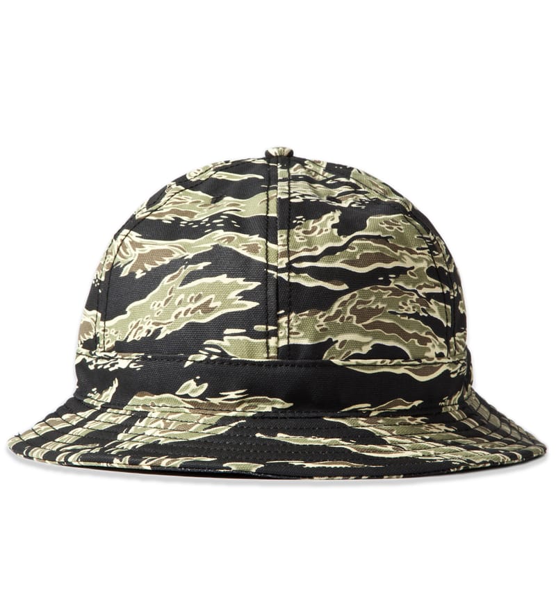 street camo bucket hat