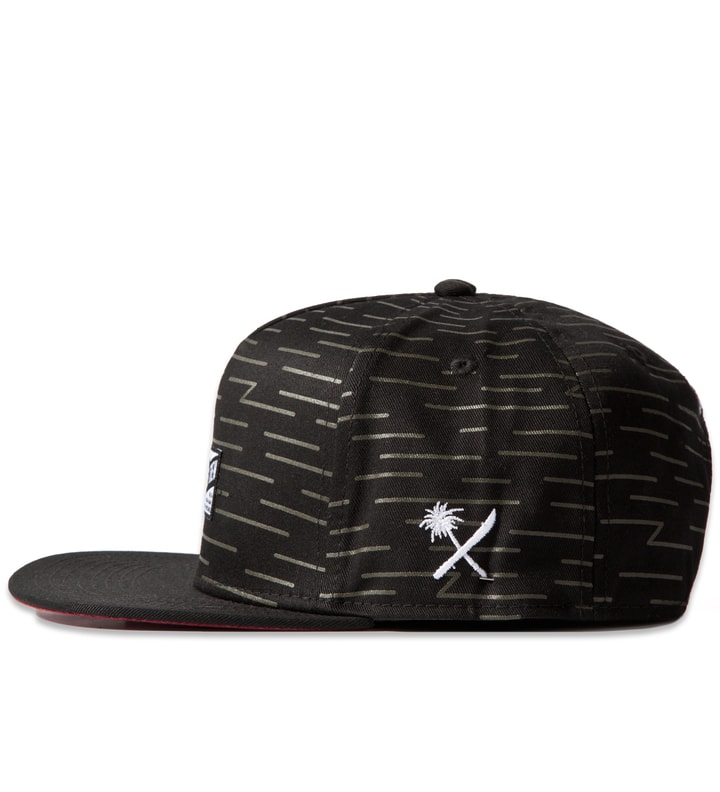 Black Sideways Snapback Cap Placeholder Image