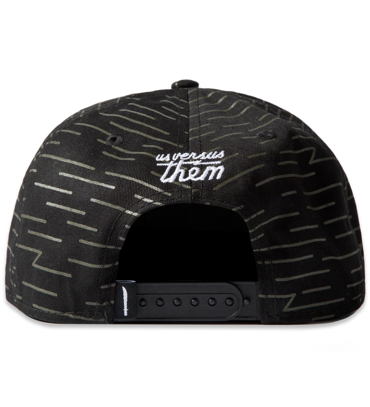 Black Sideways Snapback Cap Placeholder Image