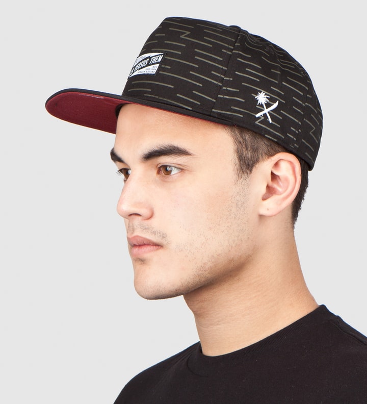 Black Sideways Snapback Cap Placeholder Image