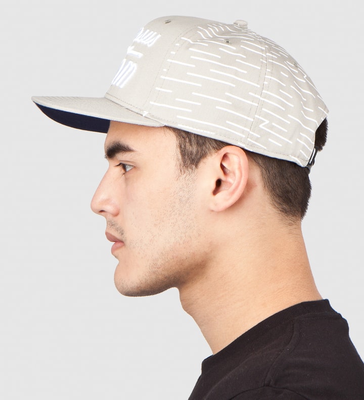 Grey Sideways Snapback Cap Placeholder Image