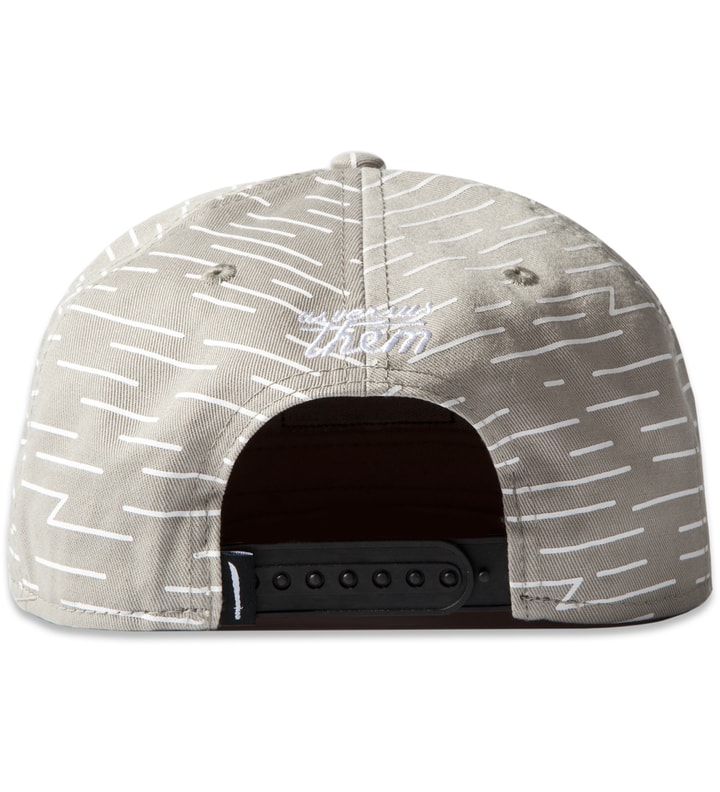 Grey Sideways Snapback Cap Placeholder Image