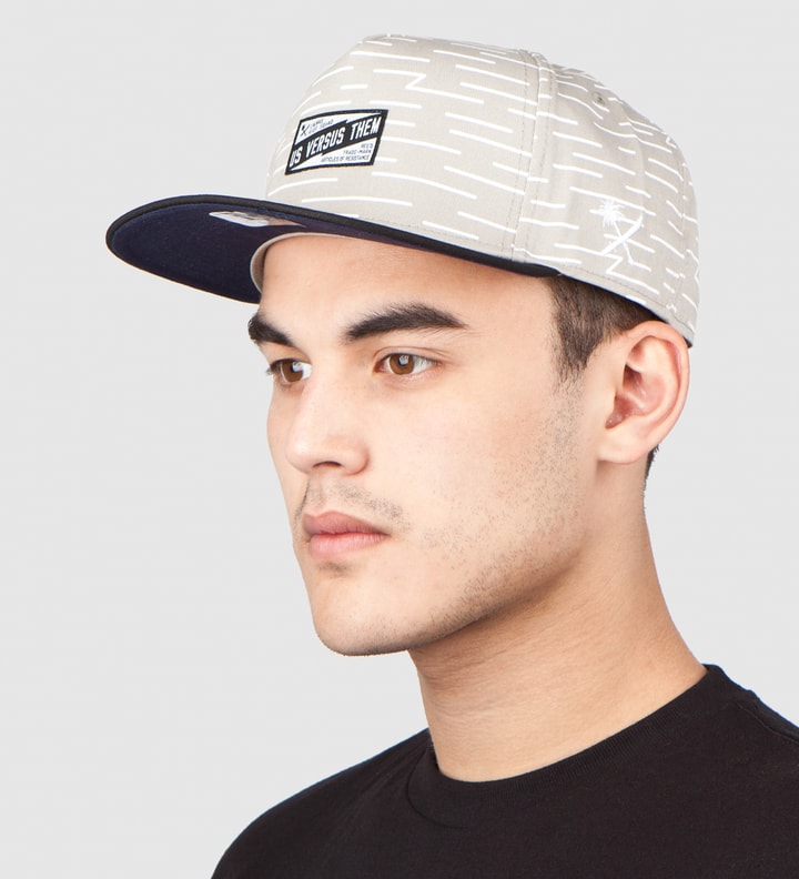 Grey Sideways Snapback Cap Placeholder Image