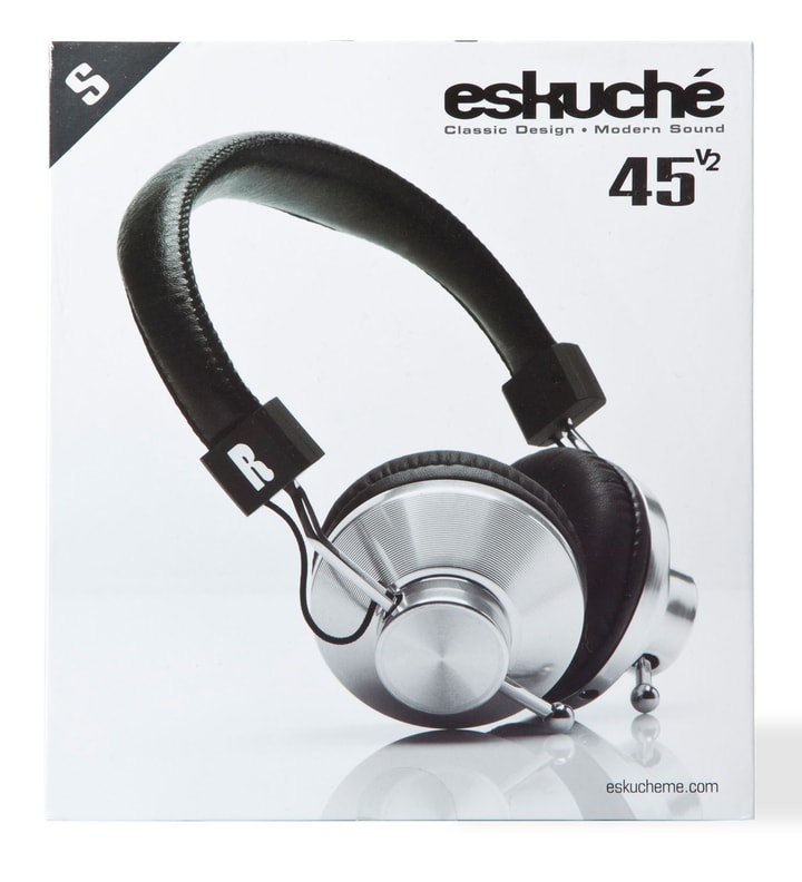 Silver 45Sv2: DJ/Studio Monitor On-Ear Headphone With 1 Button Mic Placeholder Image