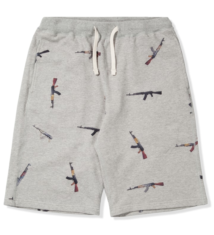 Grey AK47 Sweat Shorts Placeholder Image