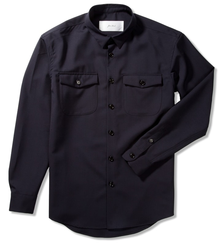 Navy Woven Shirt Placeholder Image