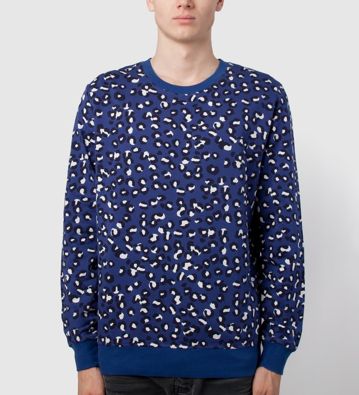 Leopard Print Simple Sweatshirt Placeholder Image