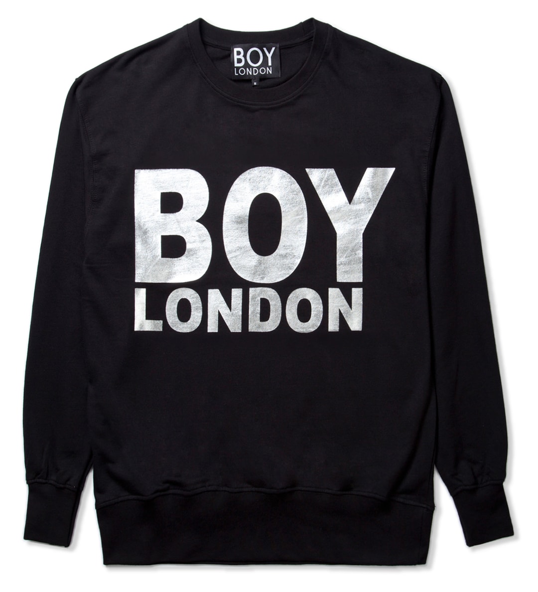 BOY London Black/Silver Boy London Sweater HBX