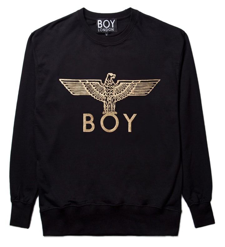 Black/Gold Boy Eagle Sweater  Placeholder Image