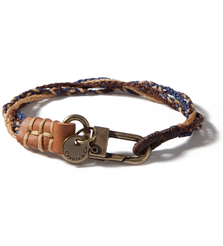 Caputo & Co Brown/Navy/Khaki Feel Good Bracelet
