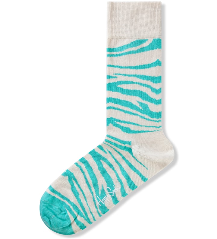 Blue/White Zebra Sock Placeholder Image