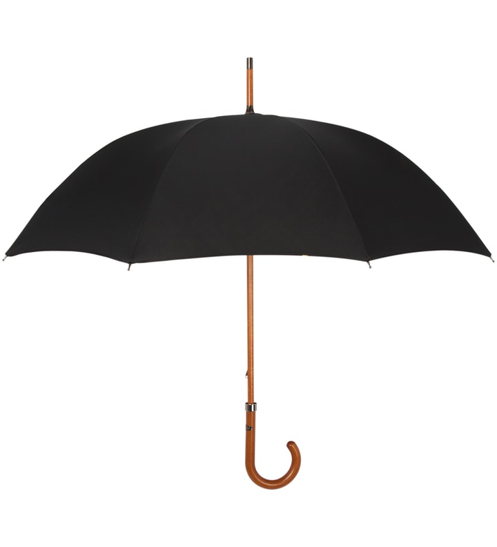 Black Vintage Map-Lined Umbrella Placeholder Image