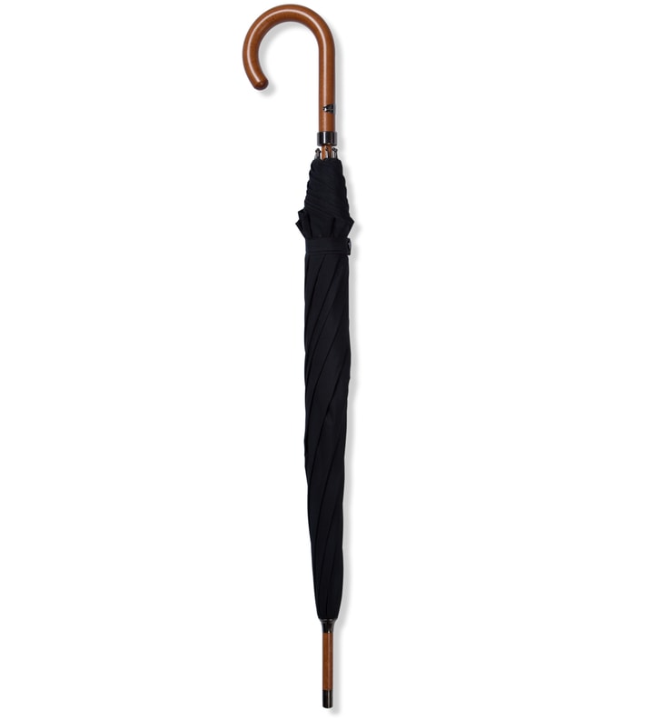 Black Vintage Map-Lined Umbrella Placeholder Image