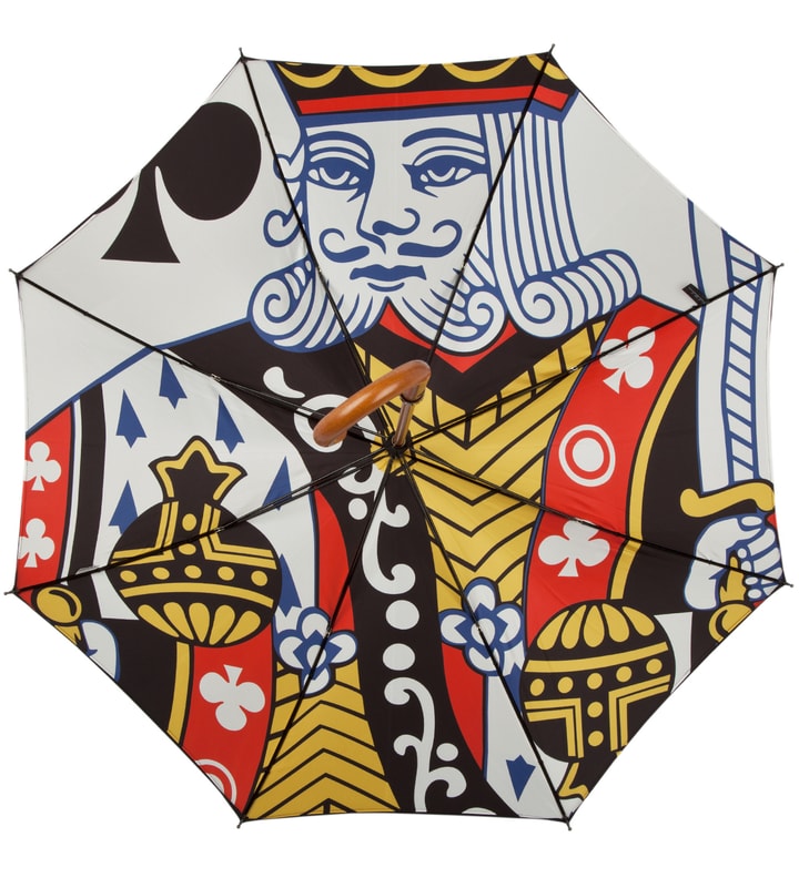 Black King of Clubs Umbrella Placeholder Image
