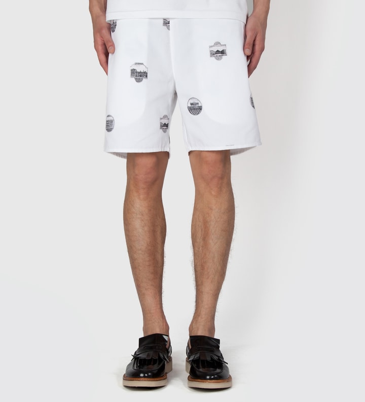 White Leth Bomholt Shorts Placeholder Image