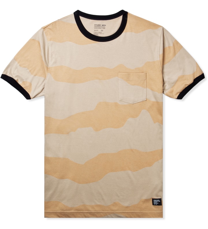 Khaki Camo Jungle Ringer T-Shirt Placeholder Image