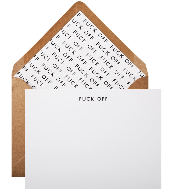 Fuck Off Note Cards (6 Pack) Placeholder Image
