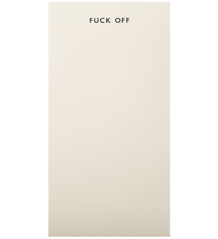 Fuck Off 50 Sheets Notepads Placeholder Image