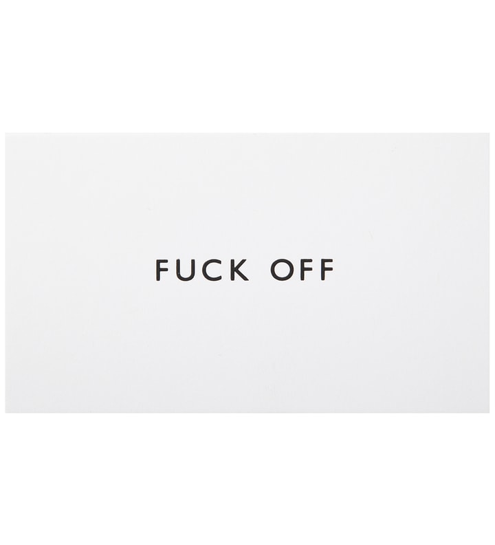 Fuck Off Calling Cards (pack of 15) Placeholder Image