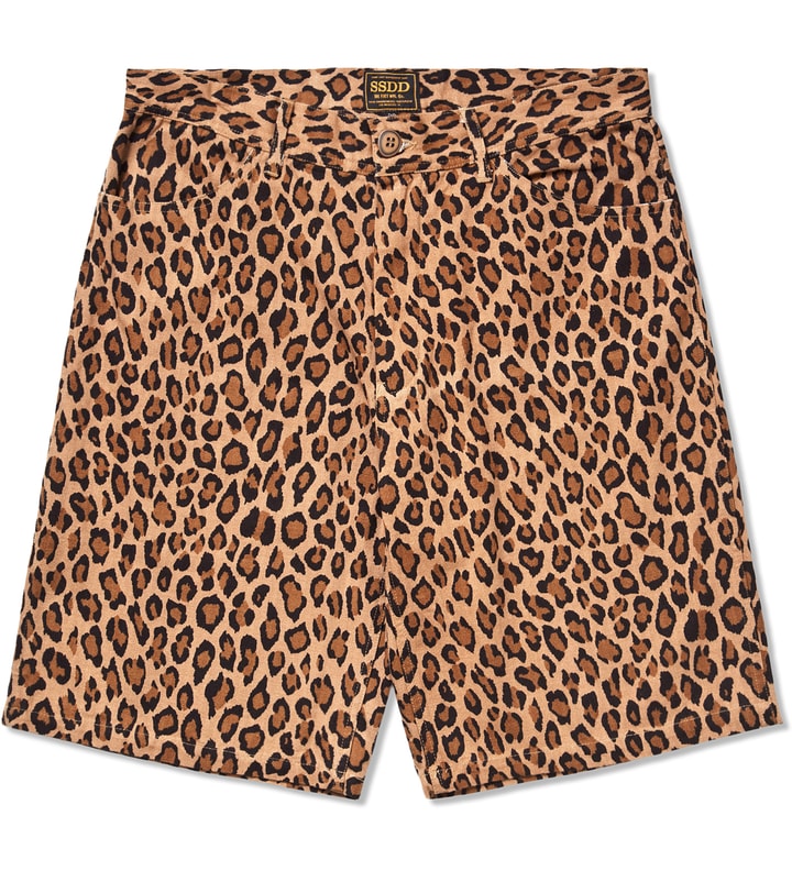 Brown Leopard Shorts Placeholder Image