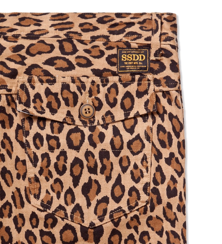 Brown Leopard Shorts Placeholder Image