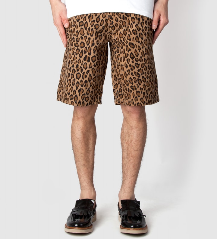 Brown Leopard Shorts Placeholder Image