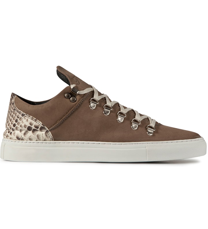 Grey Nubuck Python Heel Mountain Cut Placeholder Image