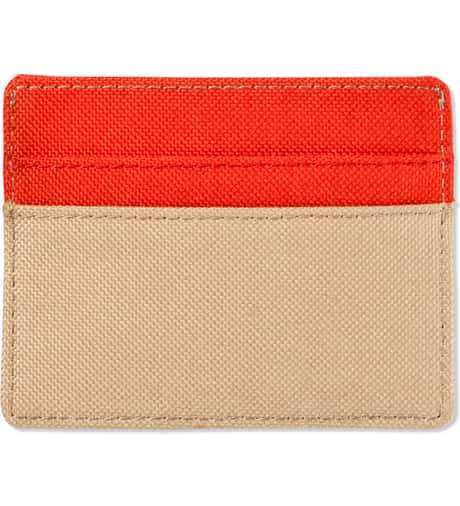 Herschel Supply Khaki/Camper Orange Charlie Wallet HBX