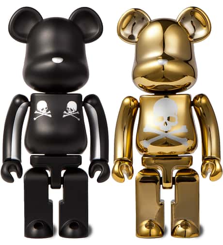Medicom Toy - mastermind Japan x BE@RBRICK Metal 2 Pack 200  