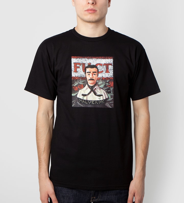 Black Saint Jesus Malverde T-Shirt Placeholder Image