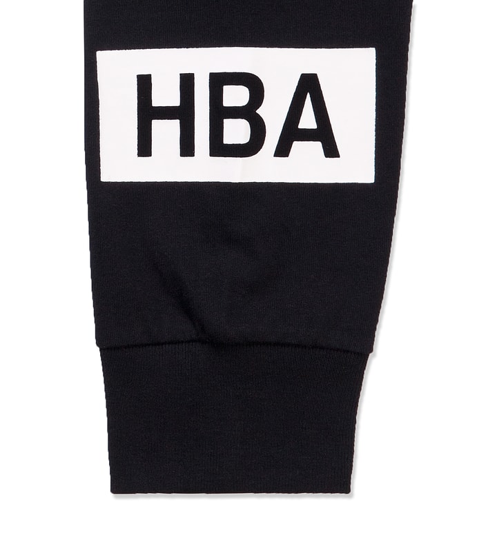 Black B&W Logo Hoodie Placeholder Image