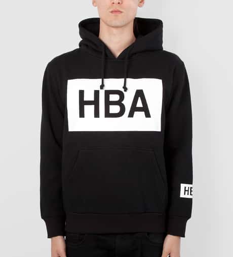 Hood By Black B&W Logo Hoodie HBX