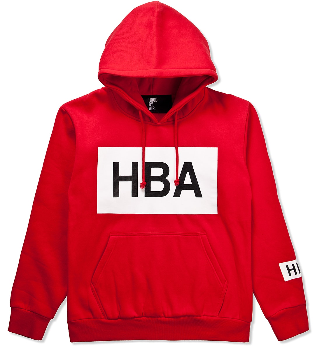 Hood By Red B&W Logo Hoodie HBX